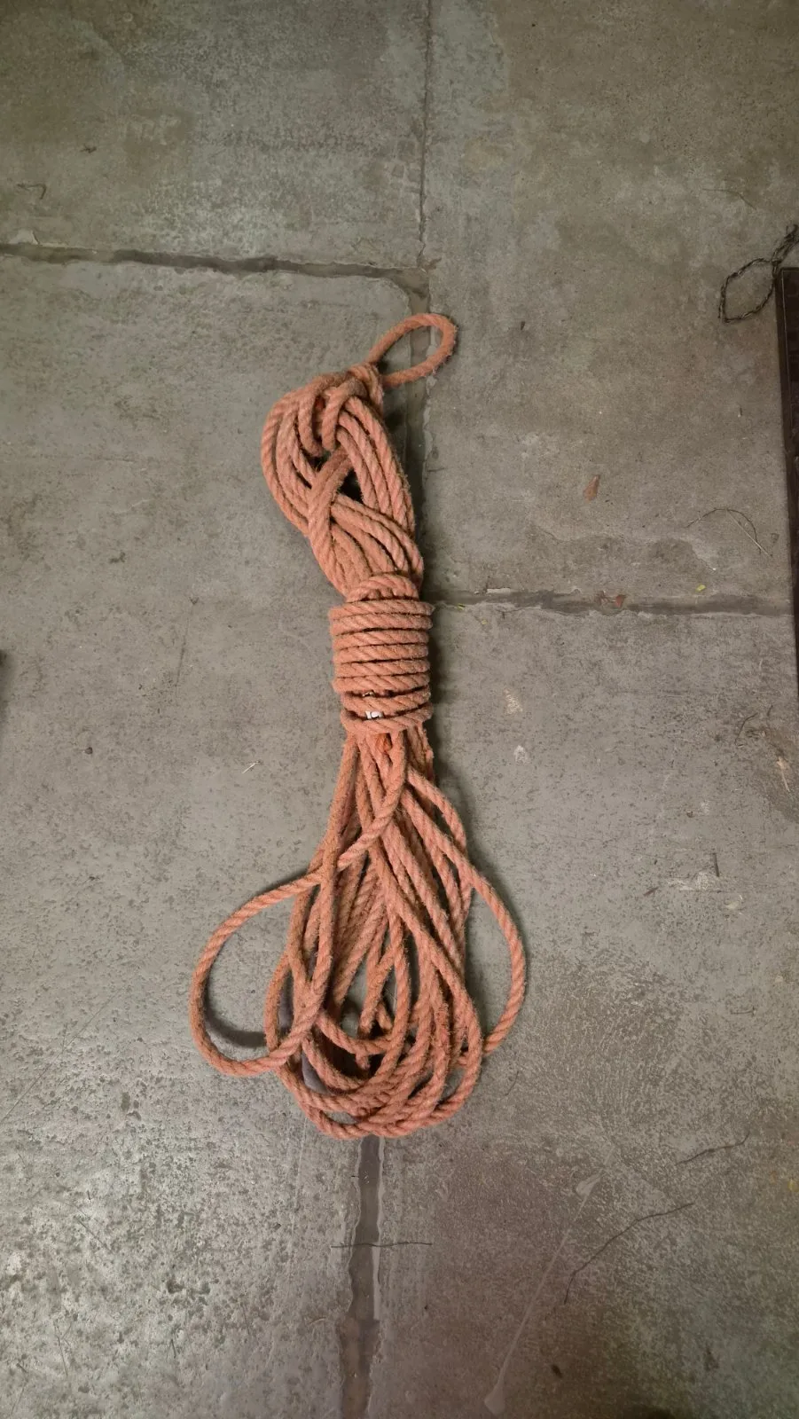 Hanfseil rot 15m