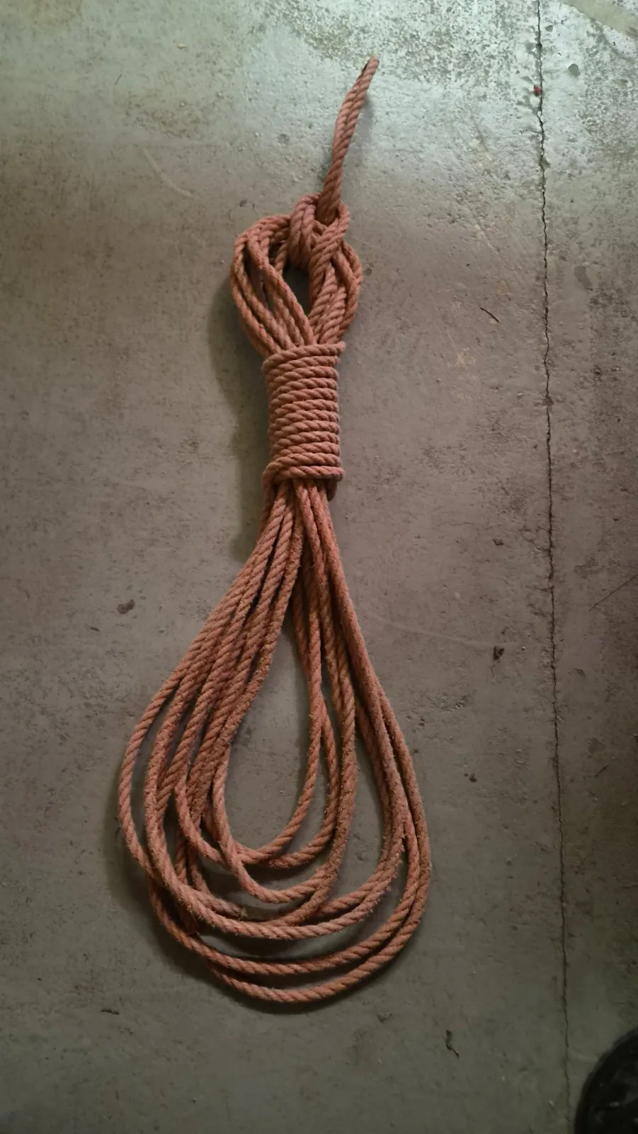 Hanfseil rot 30m