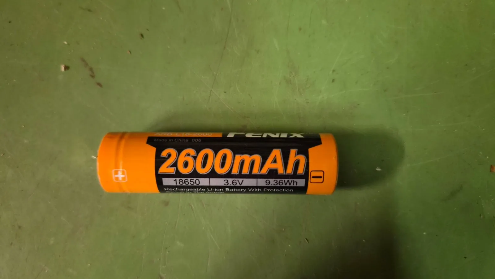 Akku 18650 für LED Laterne